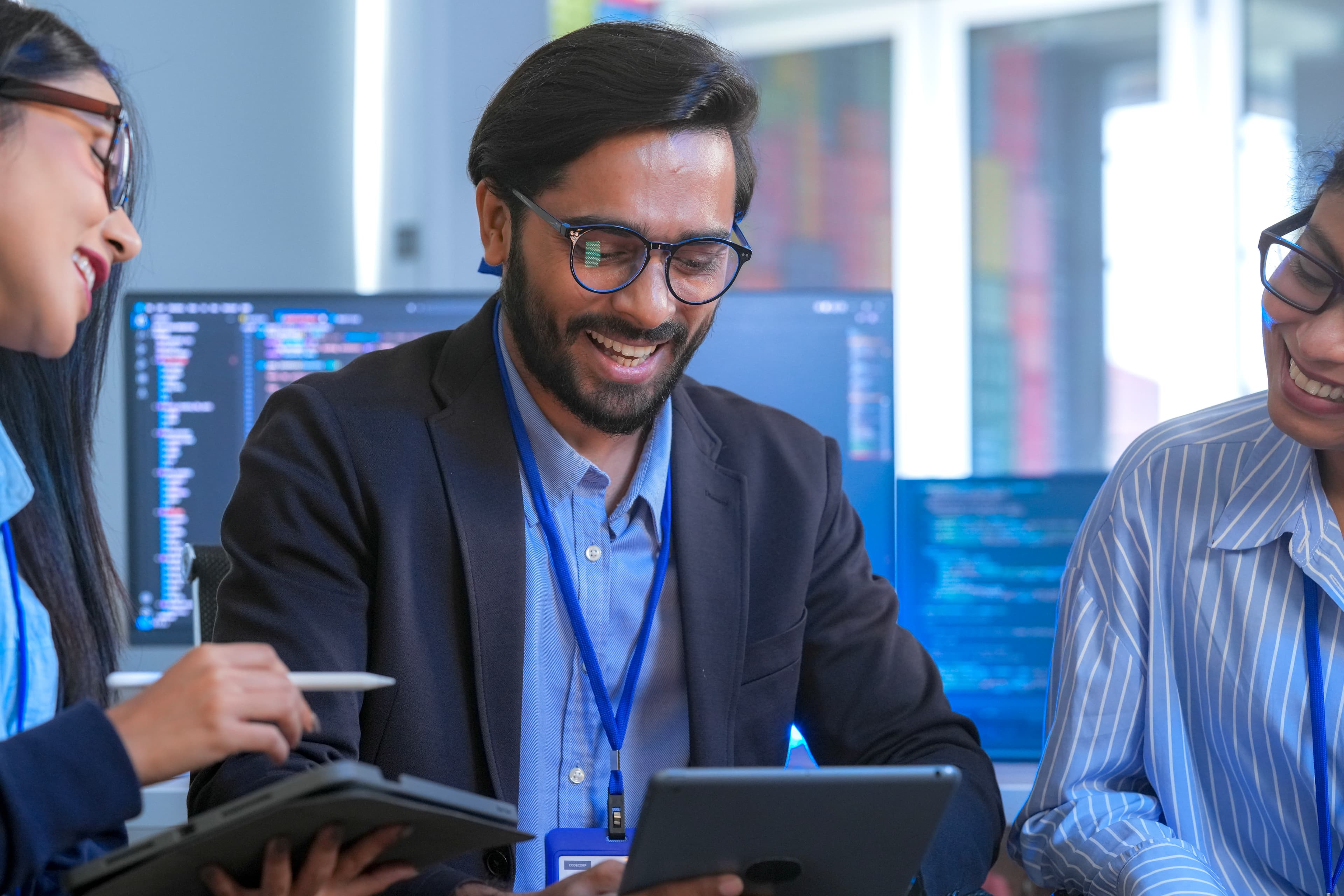 Creative team brainstorming ideas